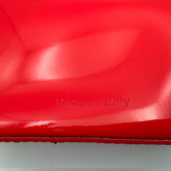 Pratesi Firenze Barchetta Red Patent Leather Shoulder Bag - Picture 4 of 10